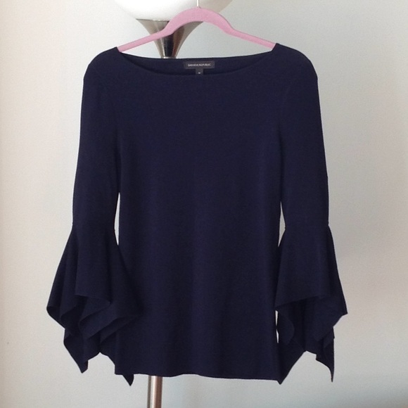 ❤️ Banana Republic - Handkerchief Sleeves Top - Picture 3 of 7